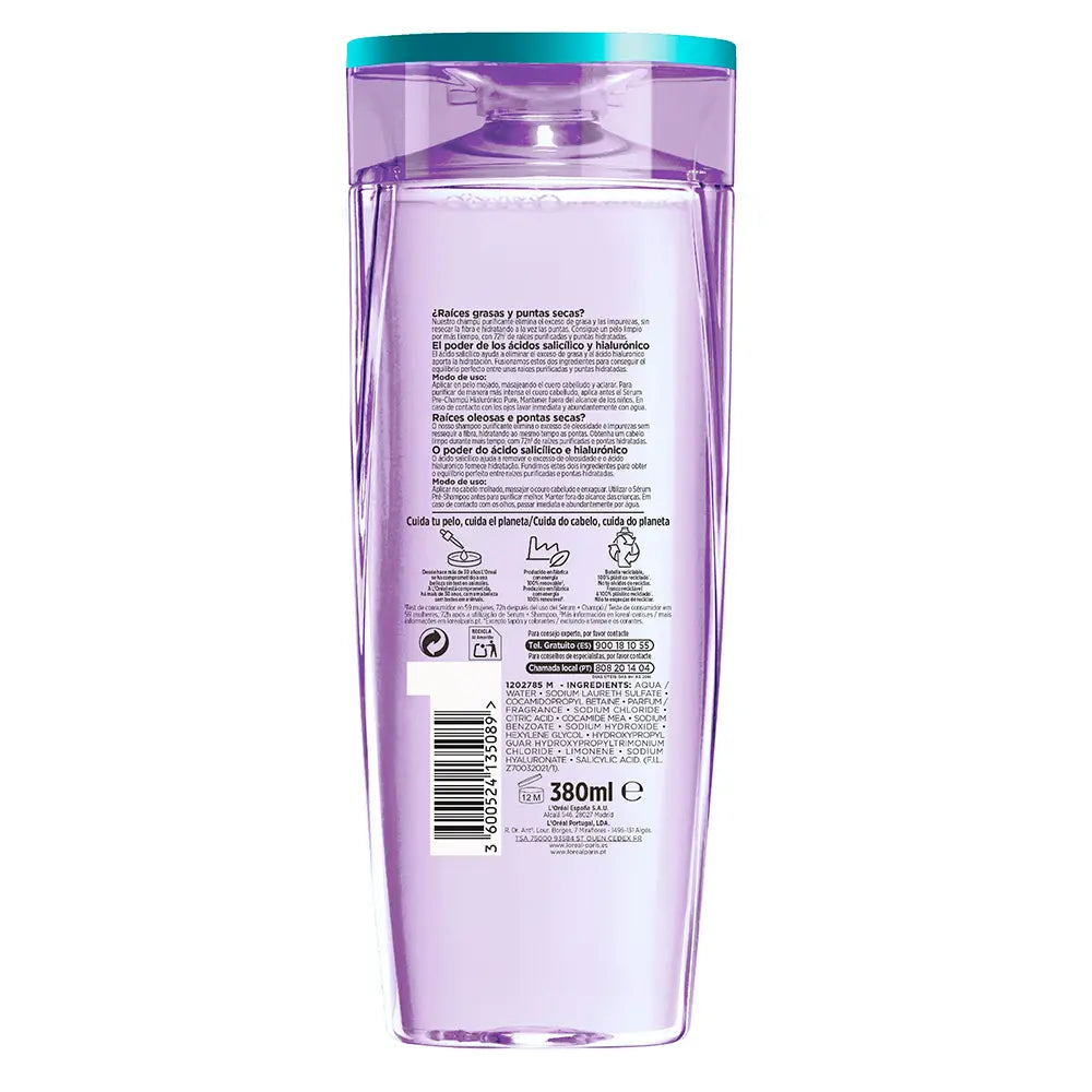 LOREAL ELVIVE CHAMPU HIALURONICO 380ML
