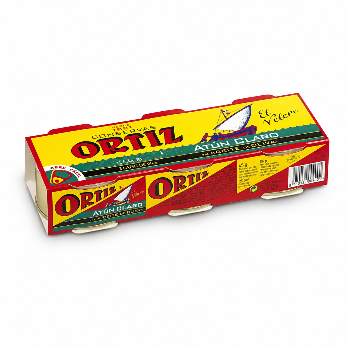 Ortiz Atun Claro A/oliva Pack 3 Ud