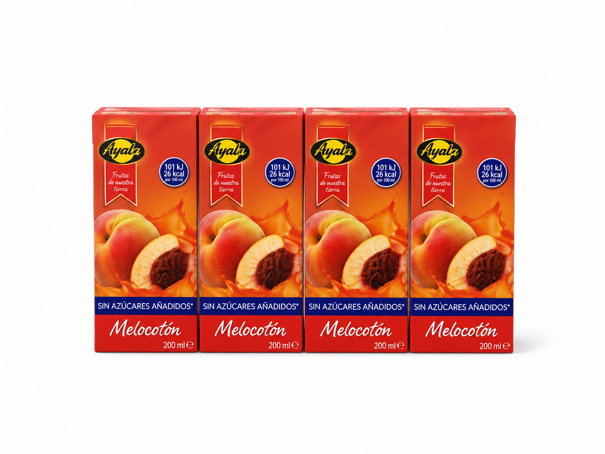 AYALA ZUMO MELOCOTON P-6X200ML