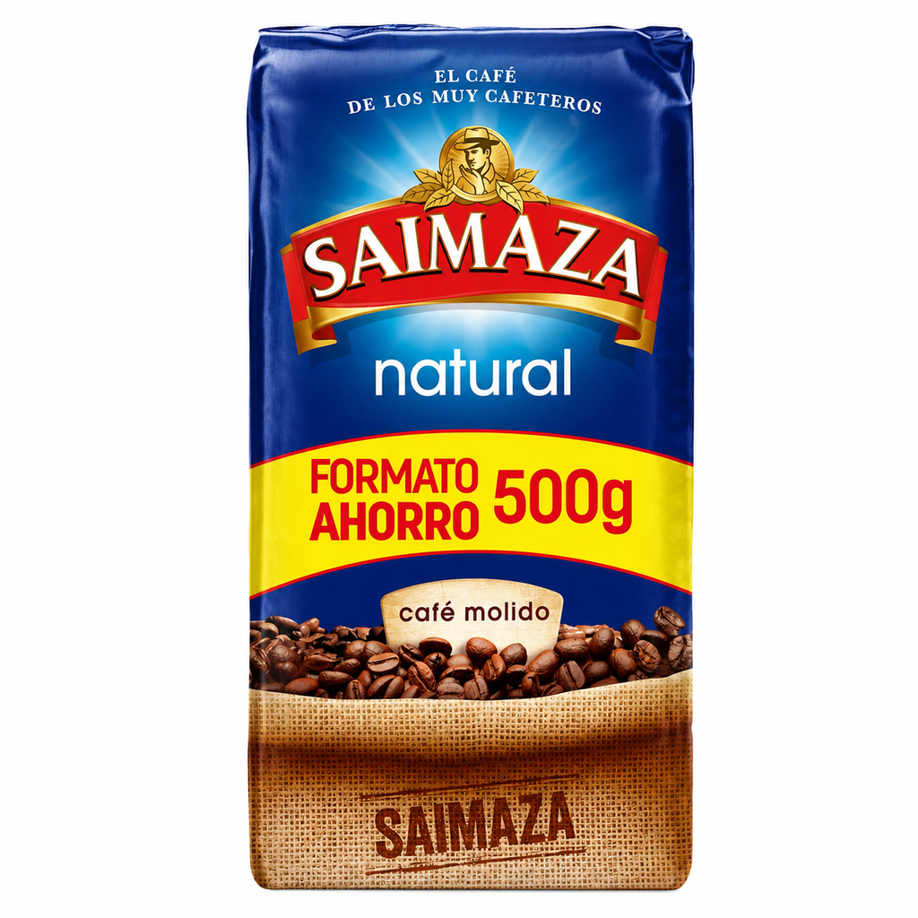 SAIMAZA CAFE MOLIDO NATURAL 500 GR
