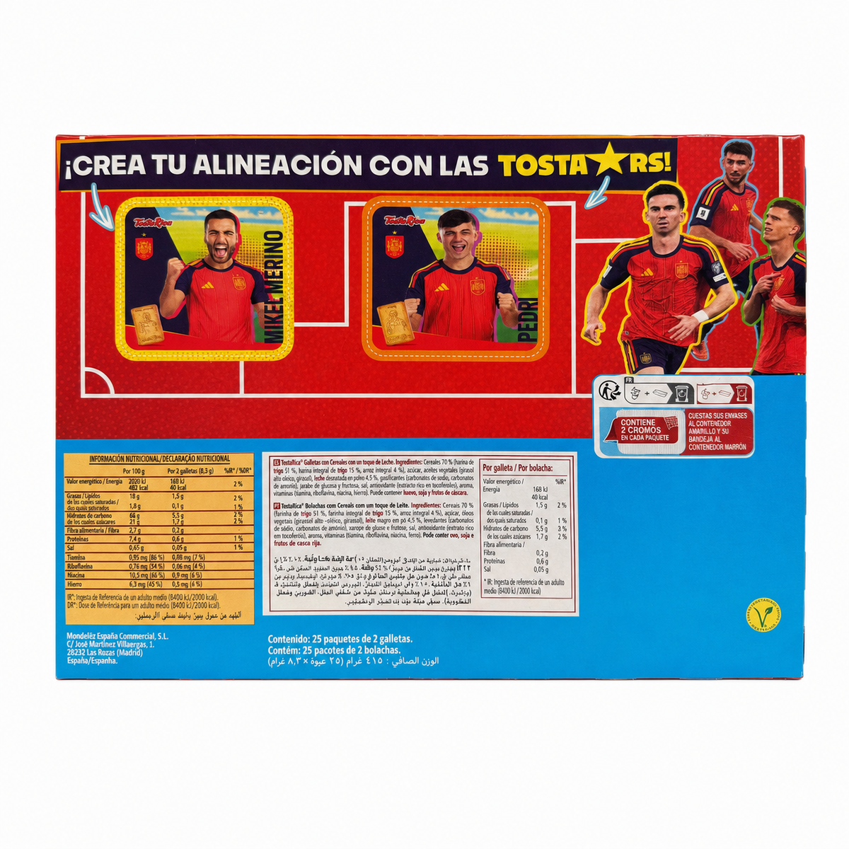 CUETARA TOSTA RICA CHOCOGUAY 168GR