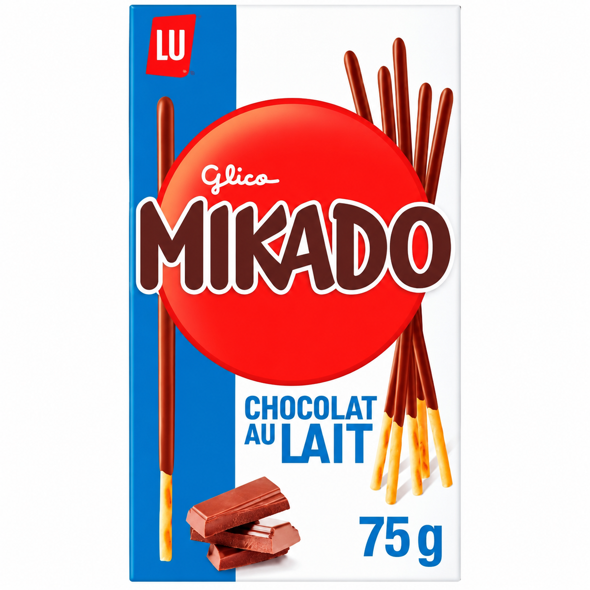 GALLETAS MIKADO CHOCO.C/LECHE 75G