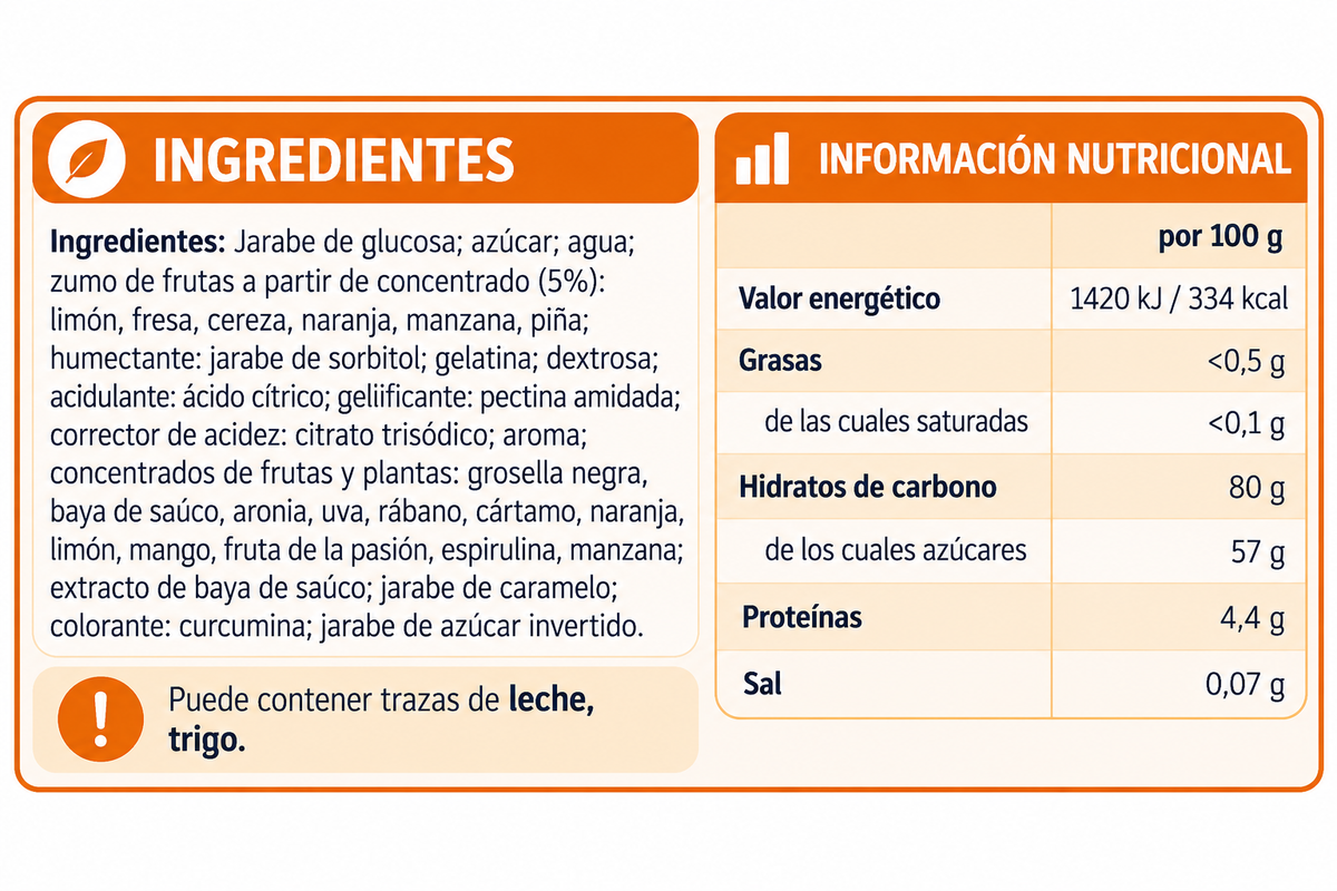 HARIBO FAVORITOS 150GR