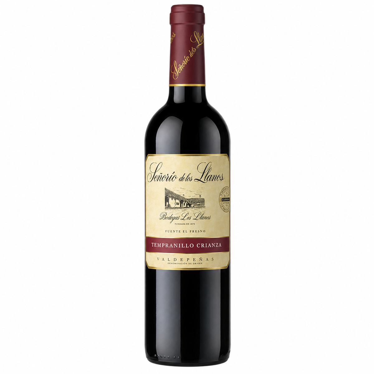 SEÑORIO DE LOS LLANOS VINO VALDEPEÑAS T. CRIANZA 75CL