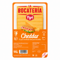 BOCATERIA QUESO LONCHA CHEDDAR 100 GRS.
