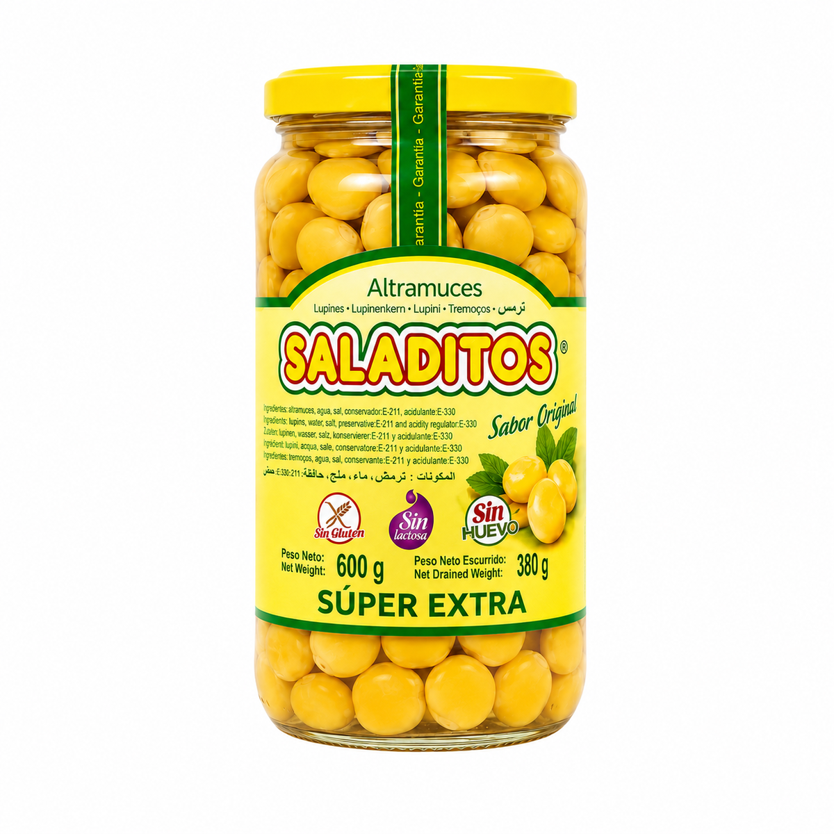 SALADITOS ALTRAMUCES EXTRA 600 GR