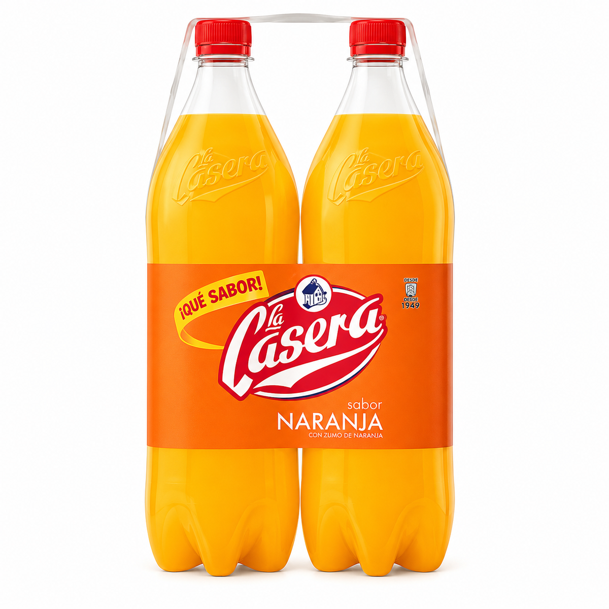LA CASERA NARANJA 1,5 L. PACK-2 UN.