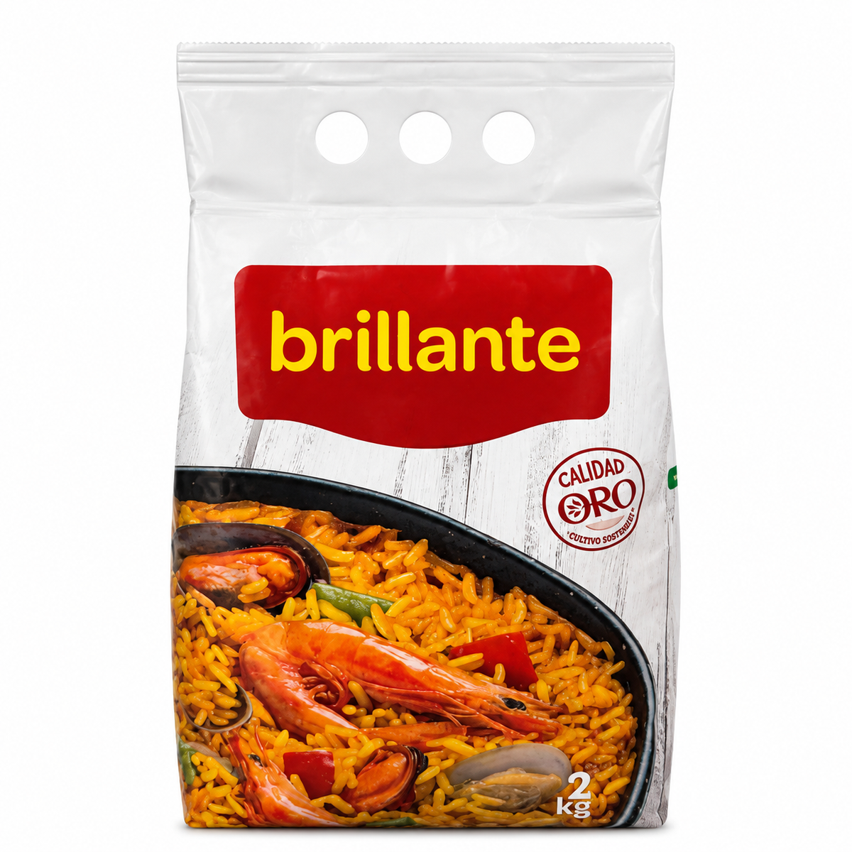 BRILLANTE ARROZ VAPORIZADO BOLSA 2KG