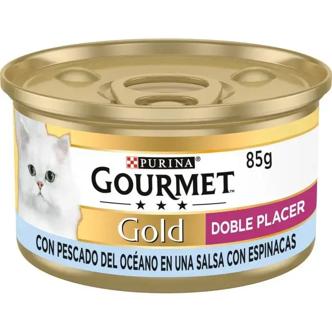 GOURMET GOLD DOBLE PLACER GATO PESCADO 85GR