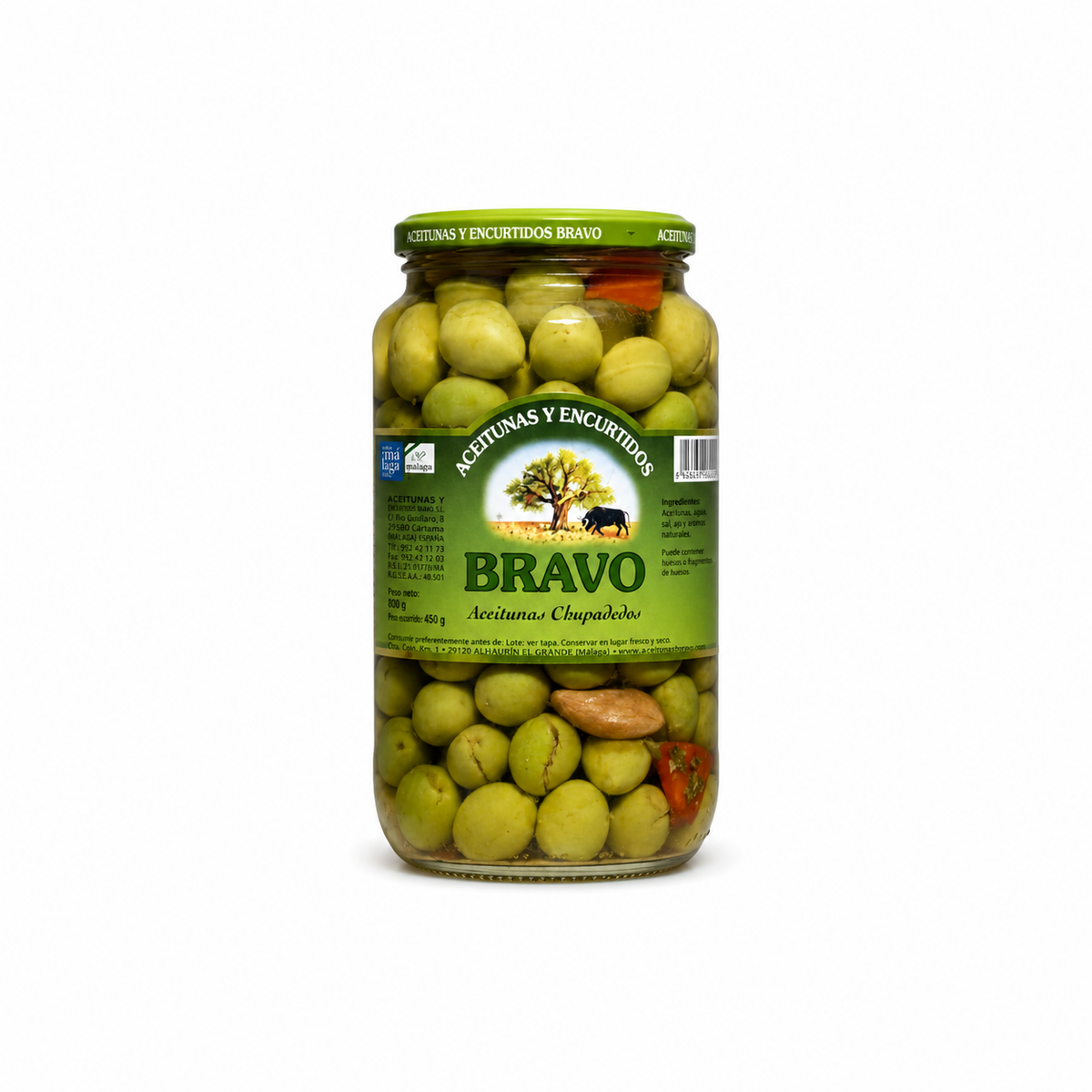 Bravo Aceitunas Chupadedos 0.750 kg
