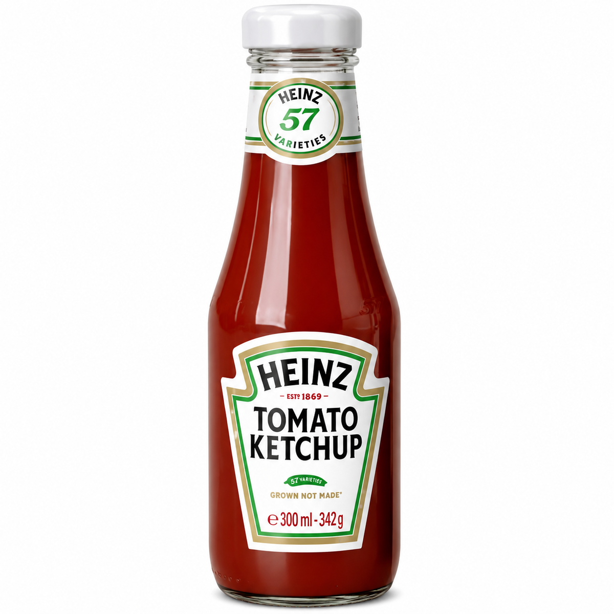 HEINZ KETCHUP CRISTAL 342 GRS.