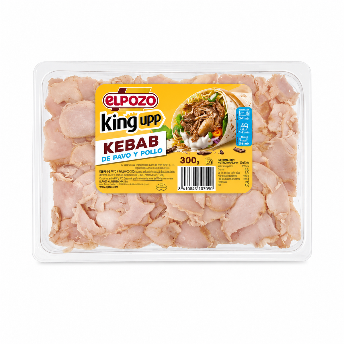 ELPOZO KEBAB PAVO-POLLO 300GR