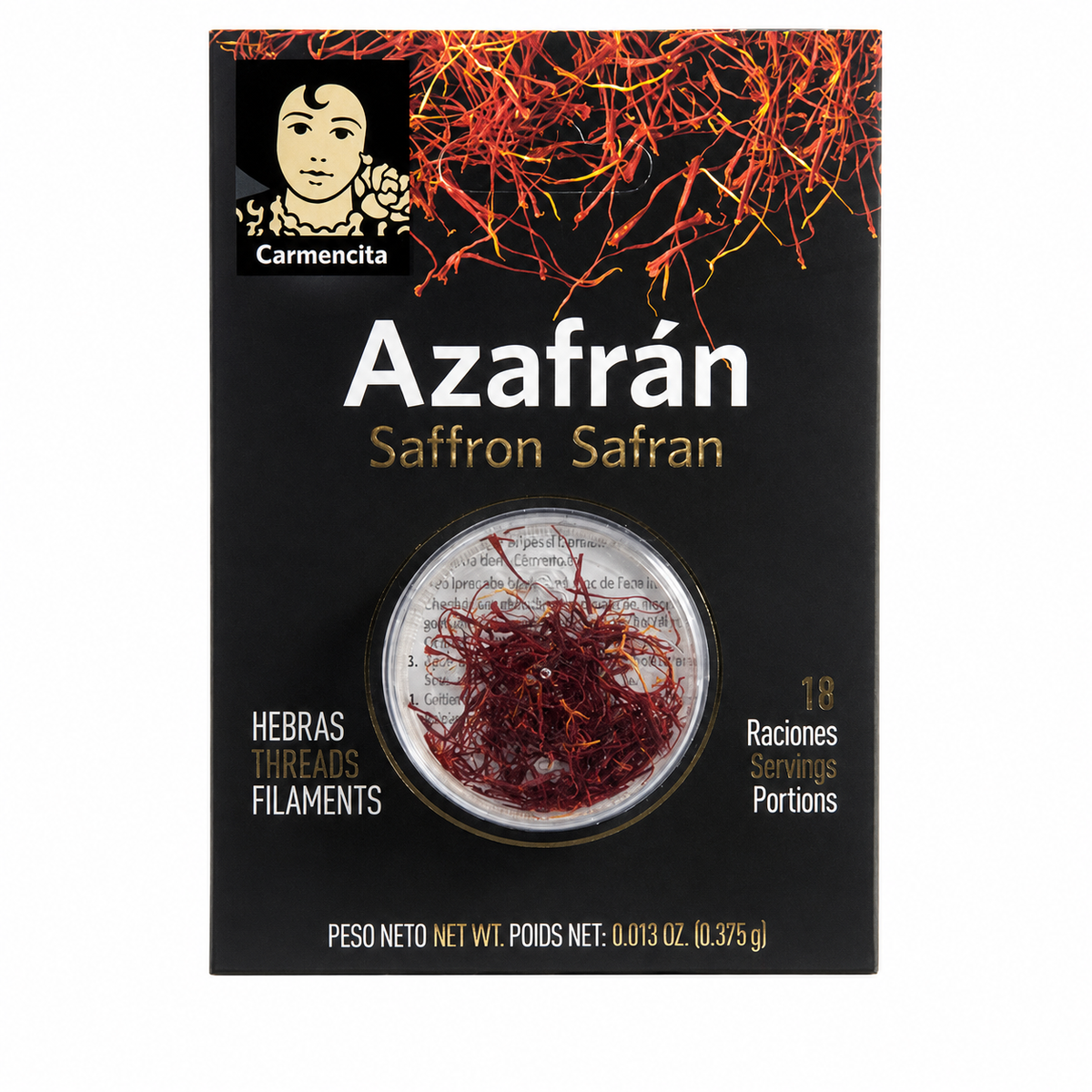 CARMENCITA AZAFRAN HEBRAS 0.375G.