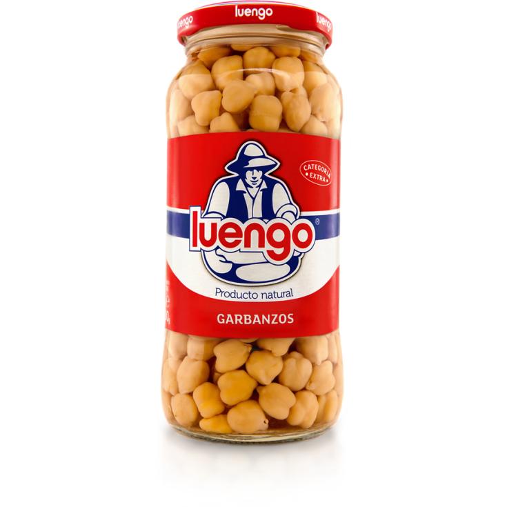 Garbanzos Cocidos Luengo Tarro Cristal 400 g