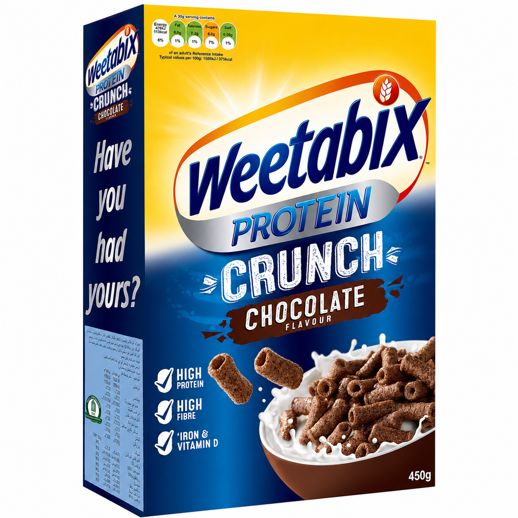 WEETABIX PROTEIN CRUNCH CHOCO 450GR