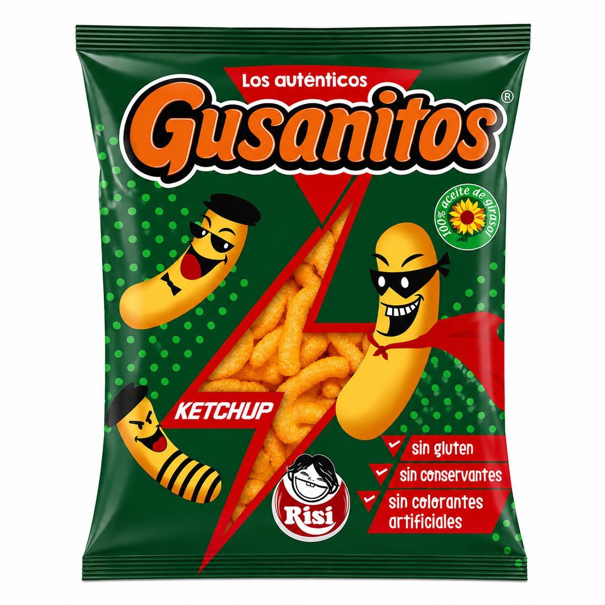 RISI GUSANITOS KETCHUP 85GR