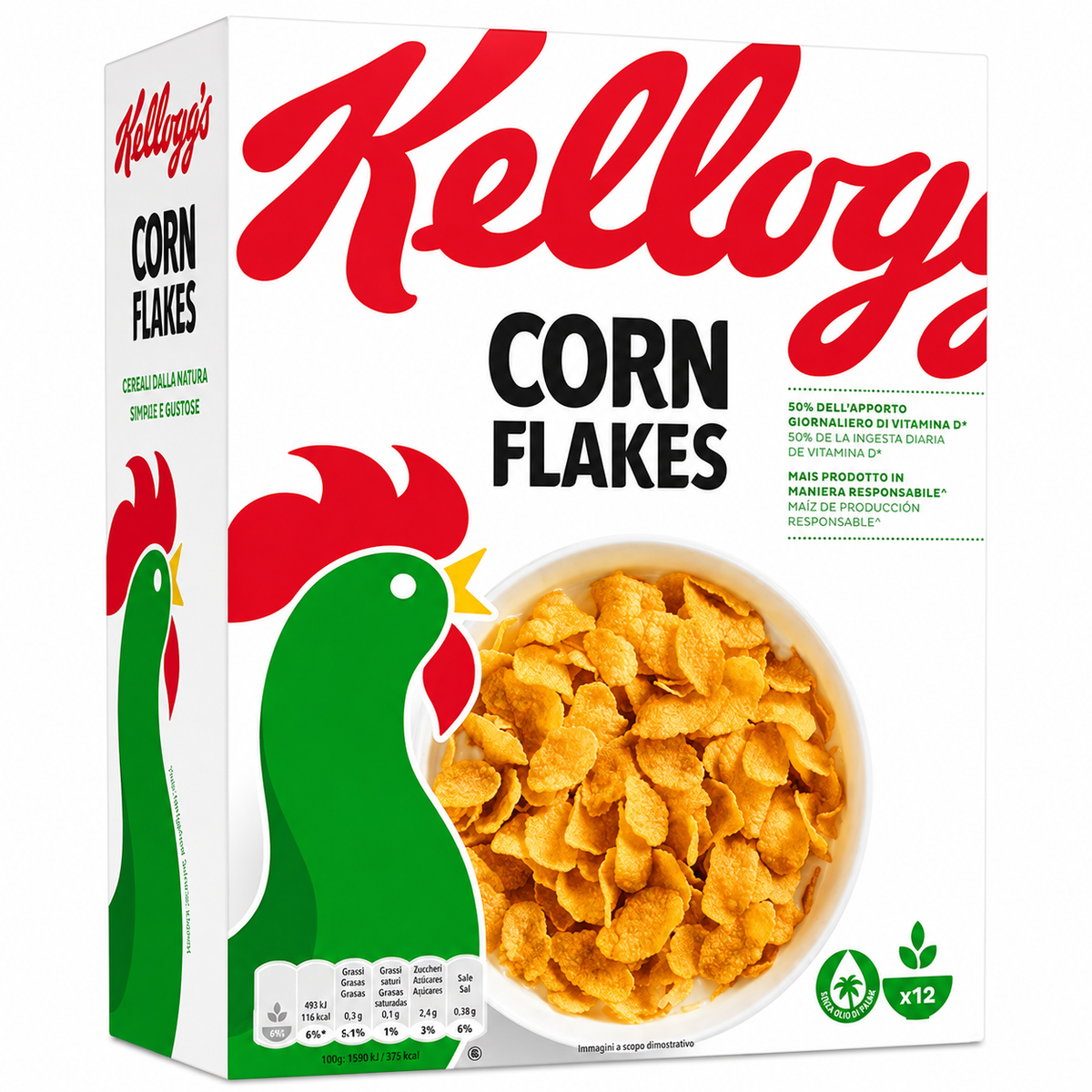 KELLOGGS CEREALES CORN FLAKES 375GR