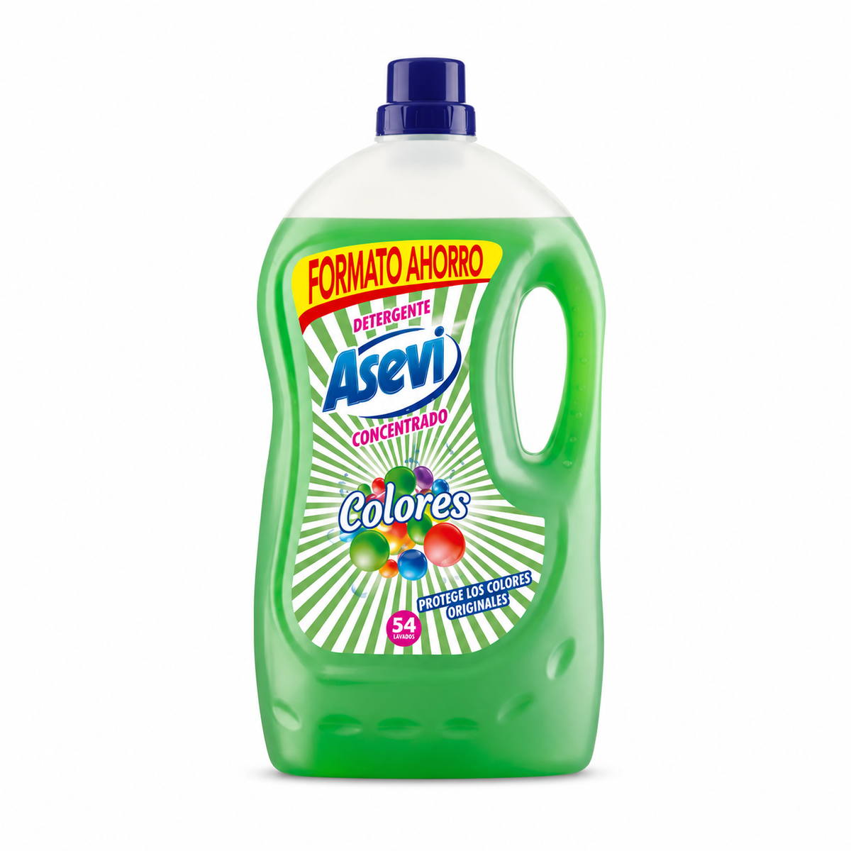 Asevi Detergente Colores 52 Lavados 3,120l