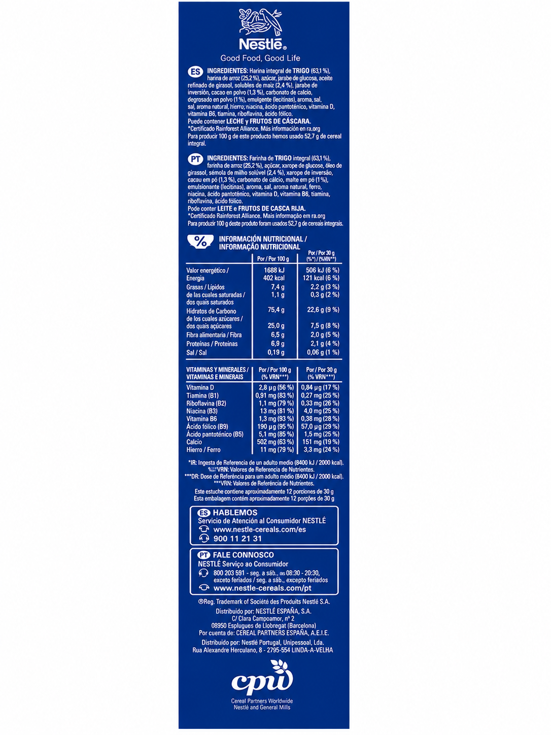 NESTLE CEREALES CRUNCH 375GR