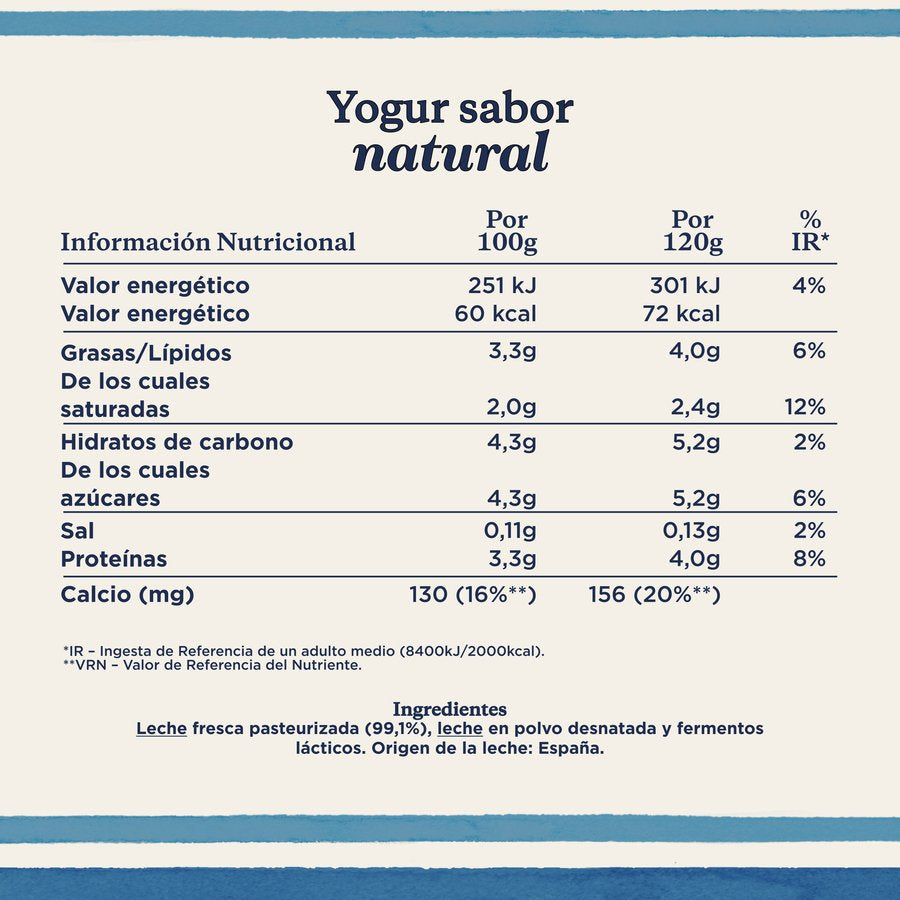 DANONE YOGUR NATURAL PACK 4
