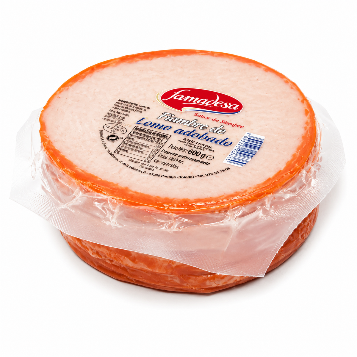 FAMADESA FIAMBRE LOMO ADOBAO 500GR