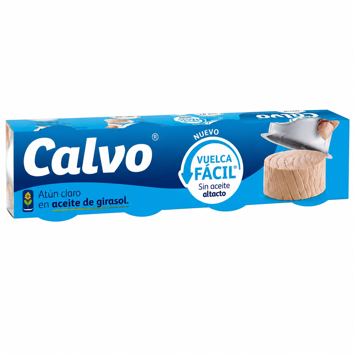 Calvo Atun Ac.girasol (blanco) Pack 4 X 65 g