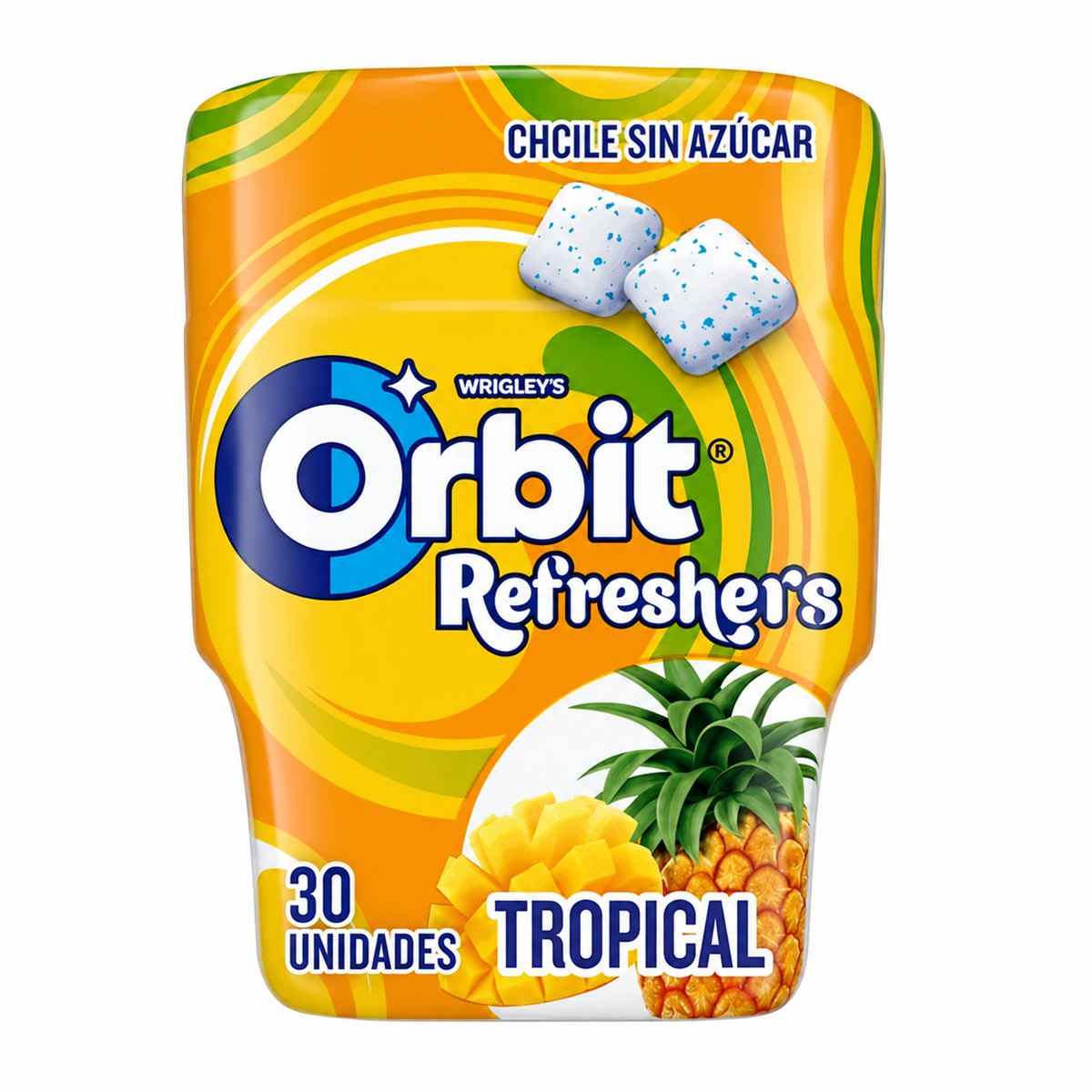 ORBIT REFRESHERS TROPICAL BOTE 30UNDS 67GR