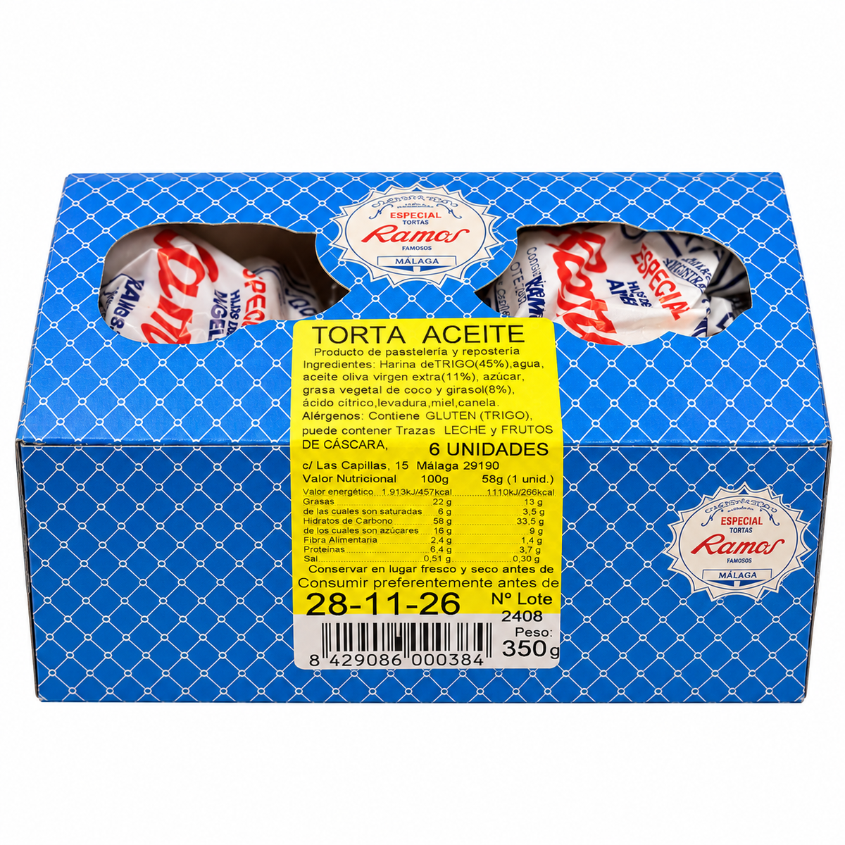 Ramos Torta Aceite 6 Ud