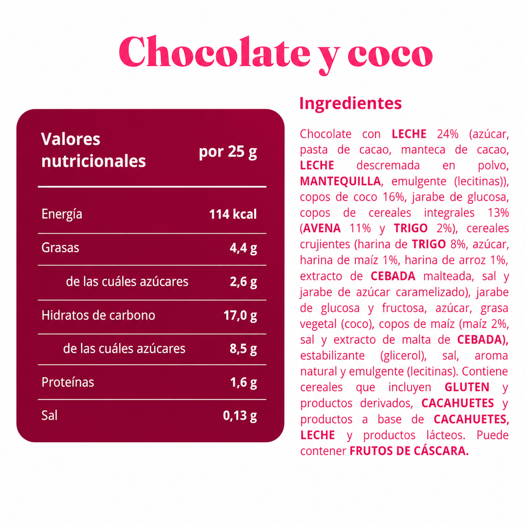 CORNY BARRITAS MUESLY COCO P-6 UN.