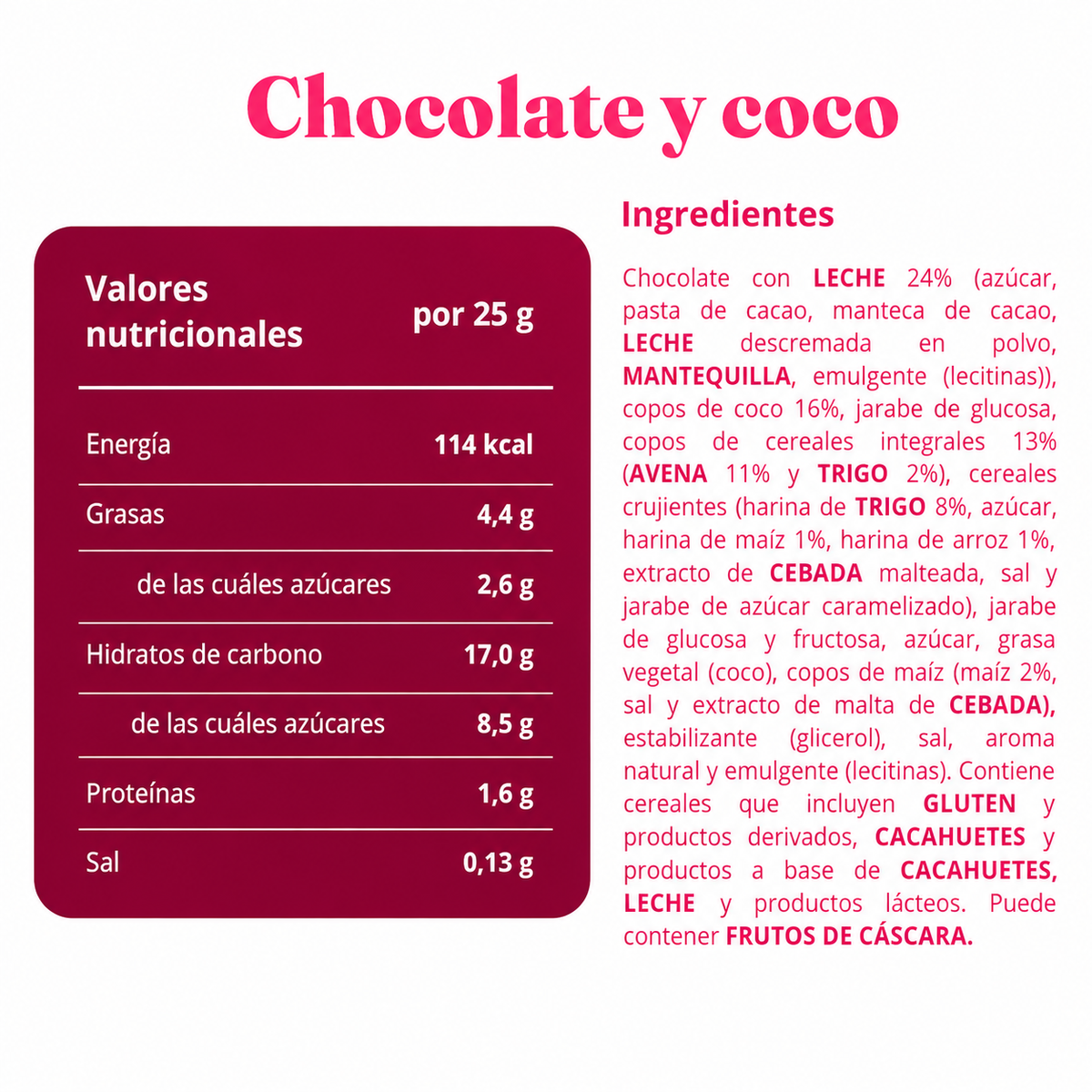 CORNY BARRITAS MUESLY COCO P-6 UN.
