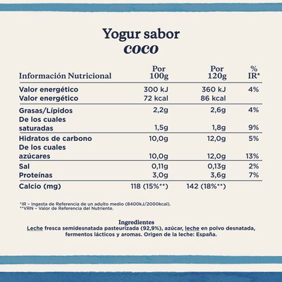 DANONE YOGUR COCO PACK 4