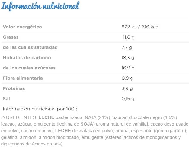 LA LECHERA DALKY DUO CHOCOLATE PACK-4 X 90GR
