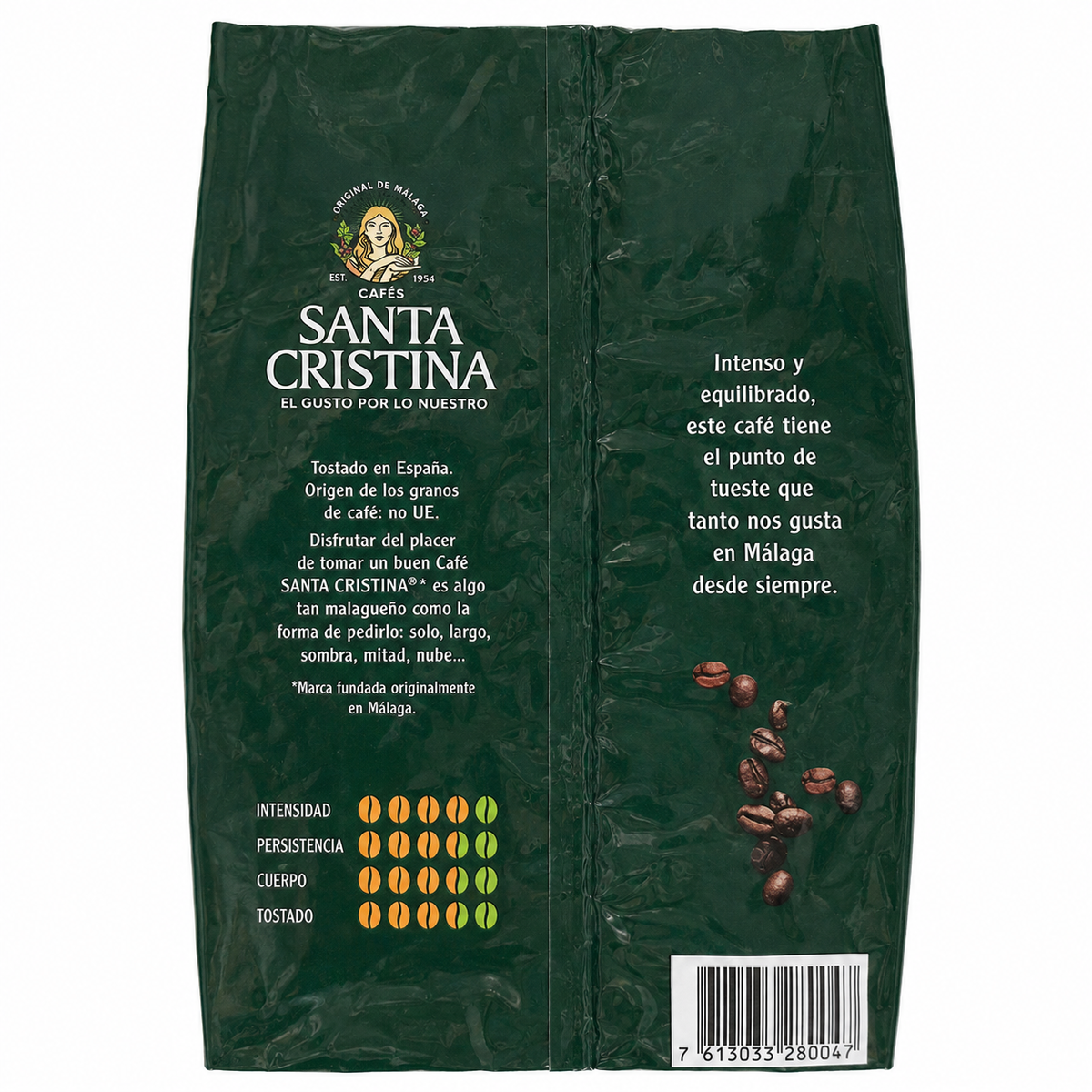 Santa Cristina Cafe en Grano Tueste Natural 500 g