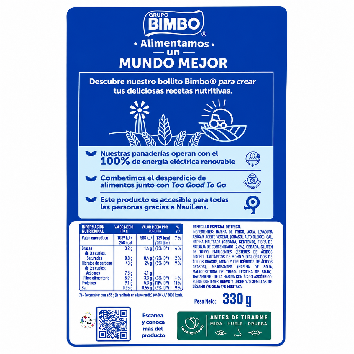 BIMBO HOT DOG REBANADO PACK-6
