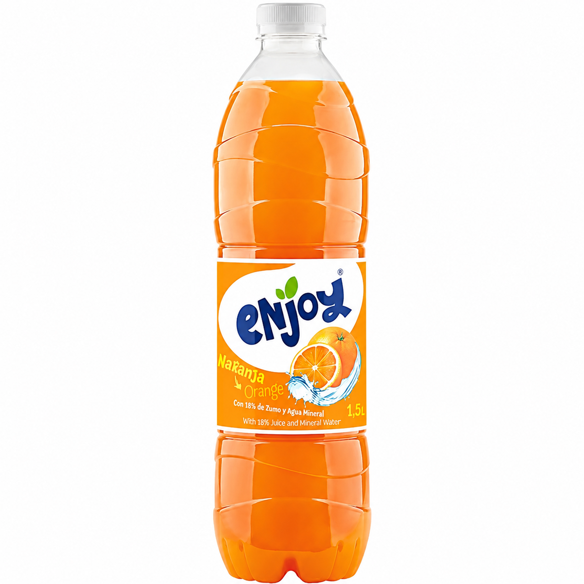 REFRESCO ENJOY S/G NARANJA 1.5 L.