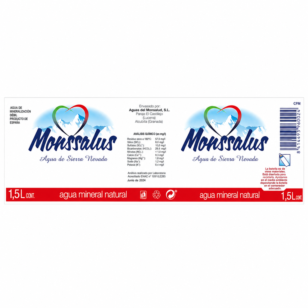 AGUA MONSSALUS BOTELLA 1.5L