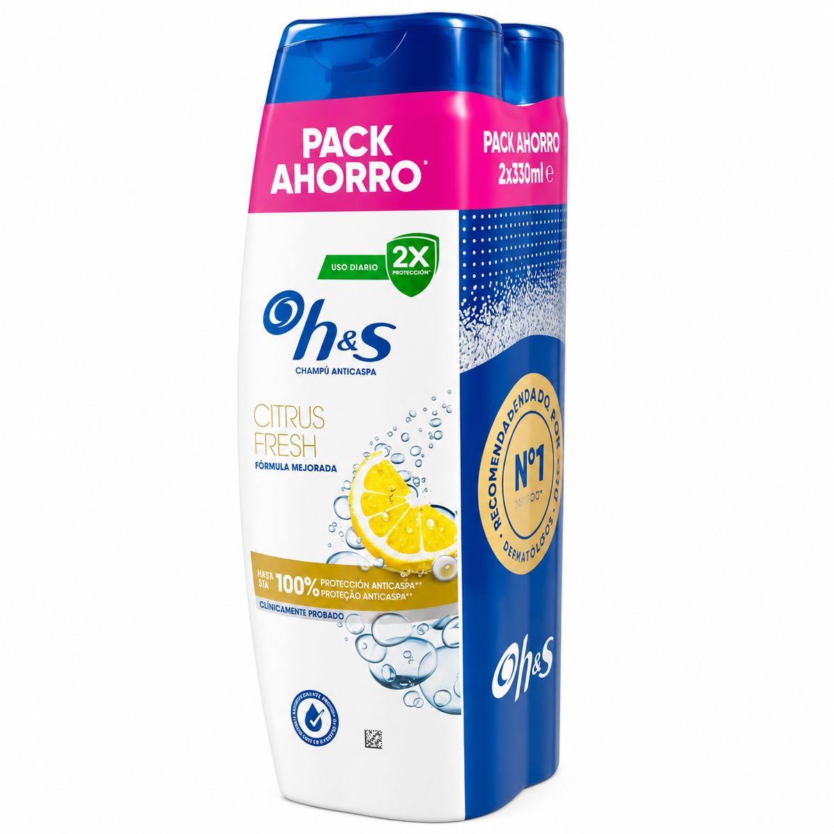 H&S CHAMPU CITRUS FRESH DUPLO PACK-2X330ML