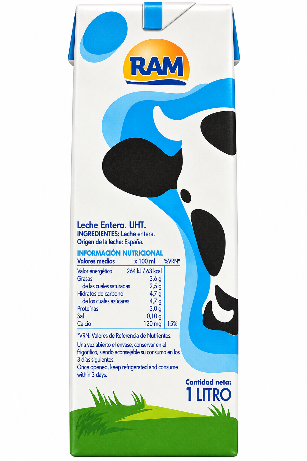 LECHE RAM ENTERA 1L