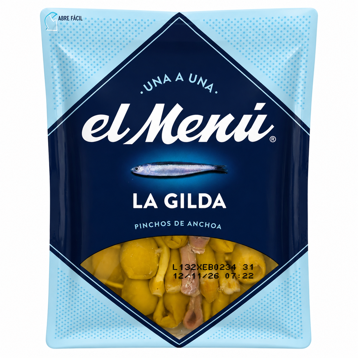 EL MENU BANDERILLA GILDAS EN ACEITE GIRASOL 85GR