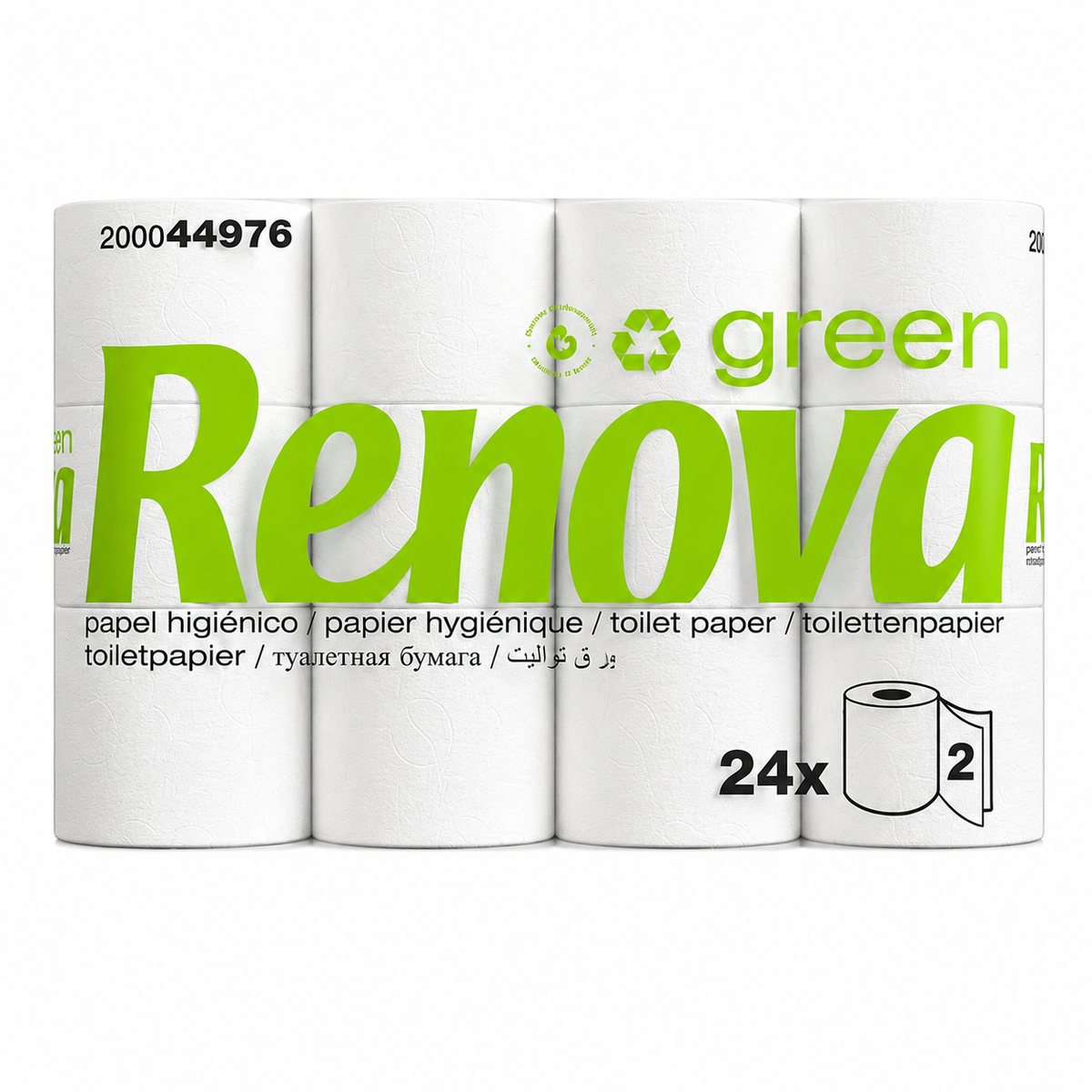 RENOVA PAPEL HIGIENICO GREEN 2C 24 ROLLOS