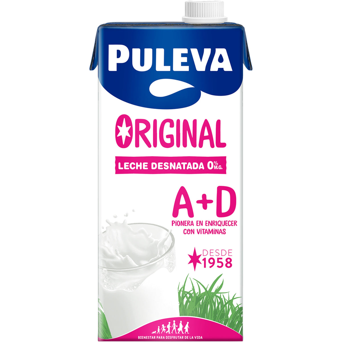 LECHE PULEVA DESNATADA 1L