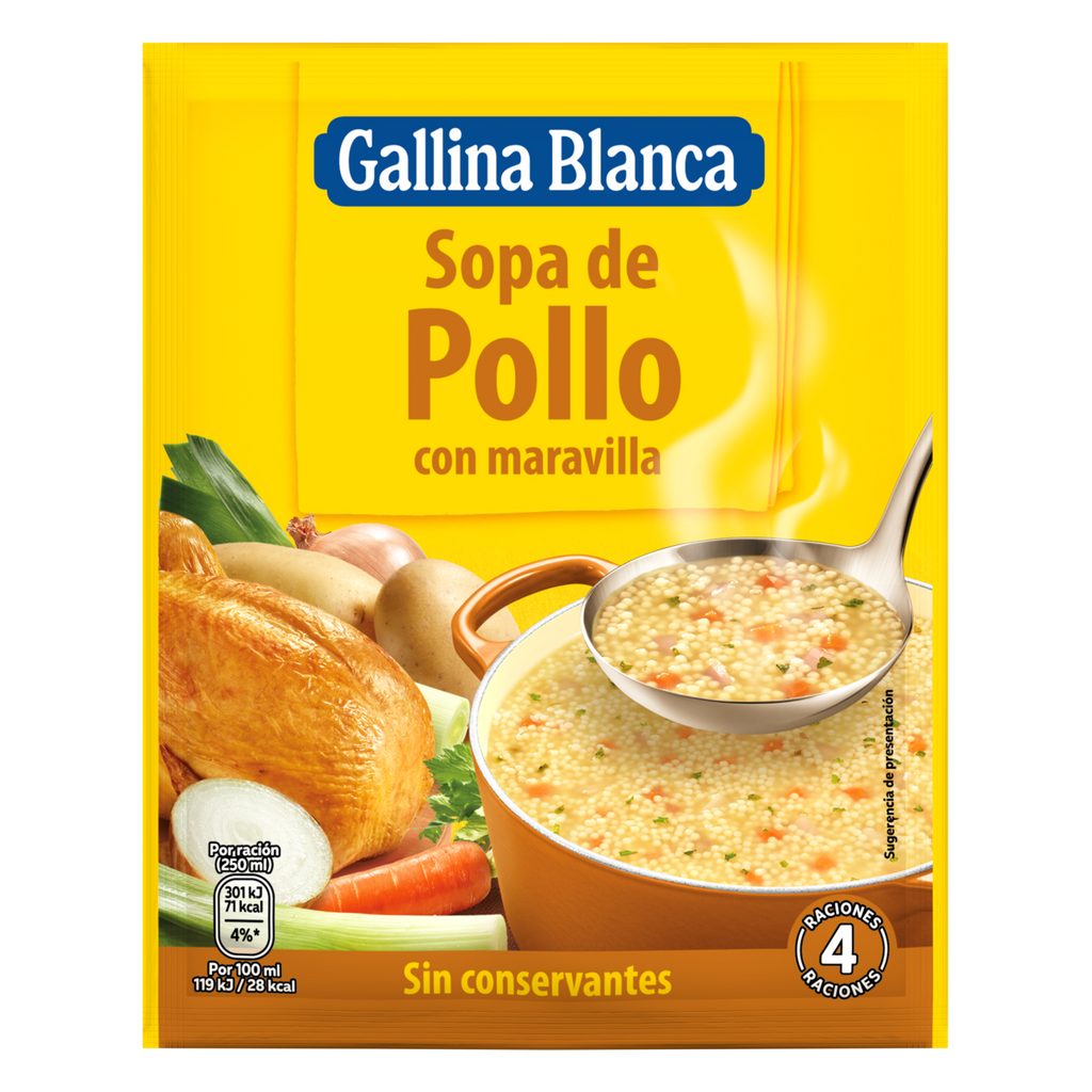 GALLINA BLANCA SOPA MARAVILLA SOBRE 56GR