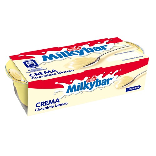 MILKYBAR CREMA CHOCOLATE BLANCO PACK 2 X 70GR