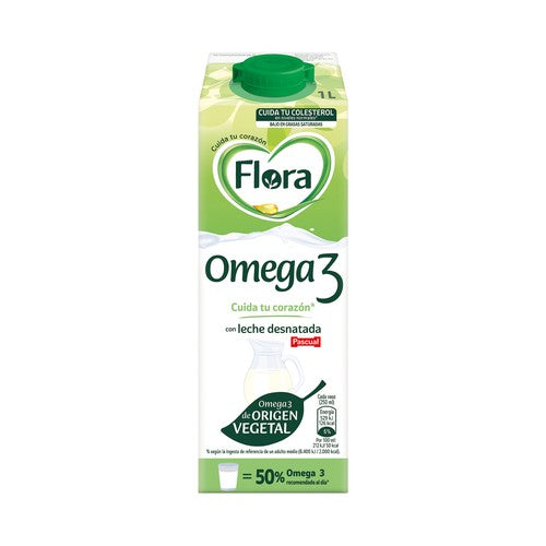 PREPARADO LACTEO FLORA OMEGA 3 BRICK 1 L.