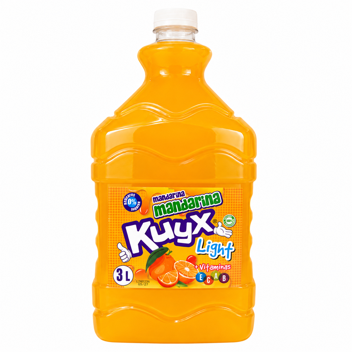 ZUMO KUYX LIGHT SABOR MANDARINA 3 LITROS