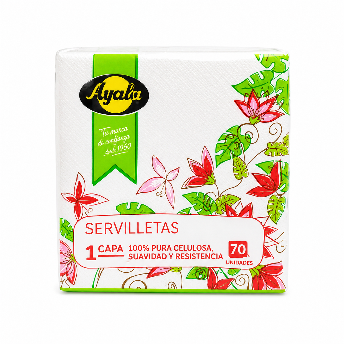 Ayala Servilletas 200 Ud Blancas