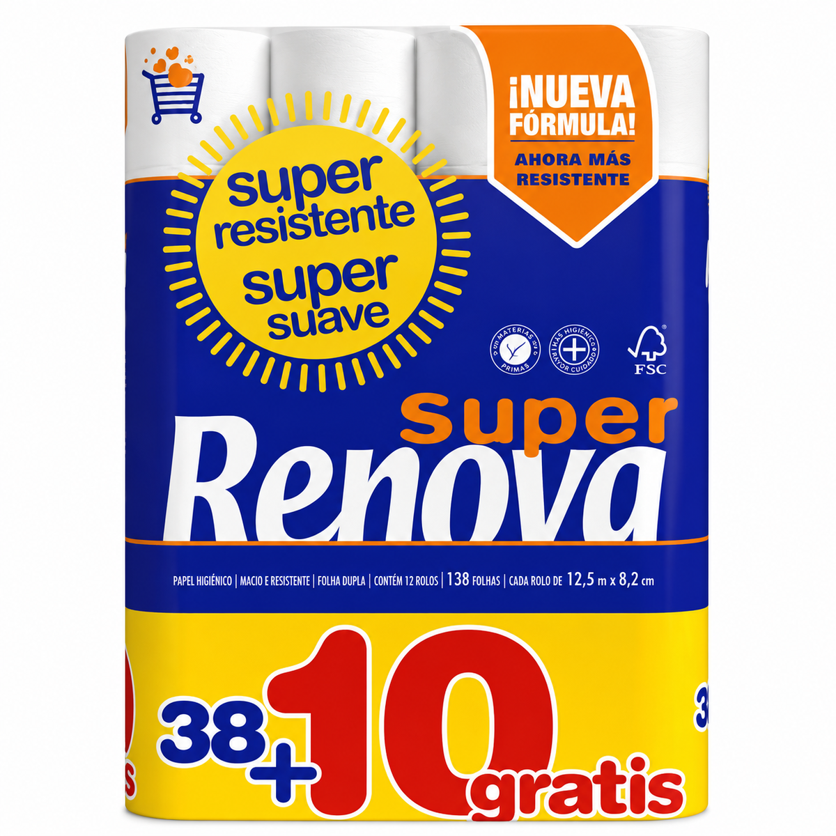 RENOVA EASY PACK 48 ROLLOS BLANCOS