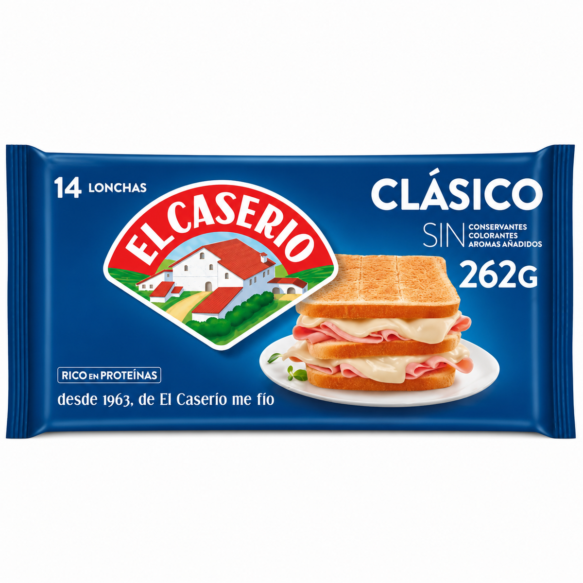 EL CASERIO QUESO 14 LONCHAS 262GR