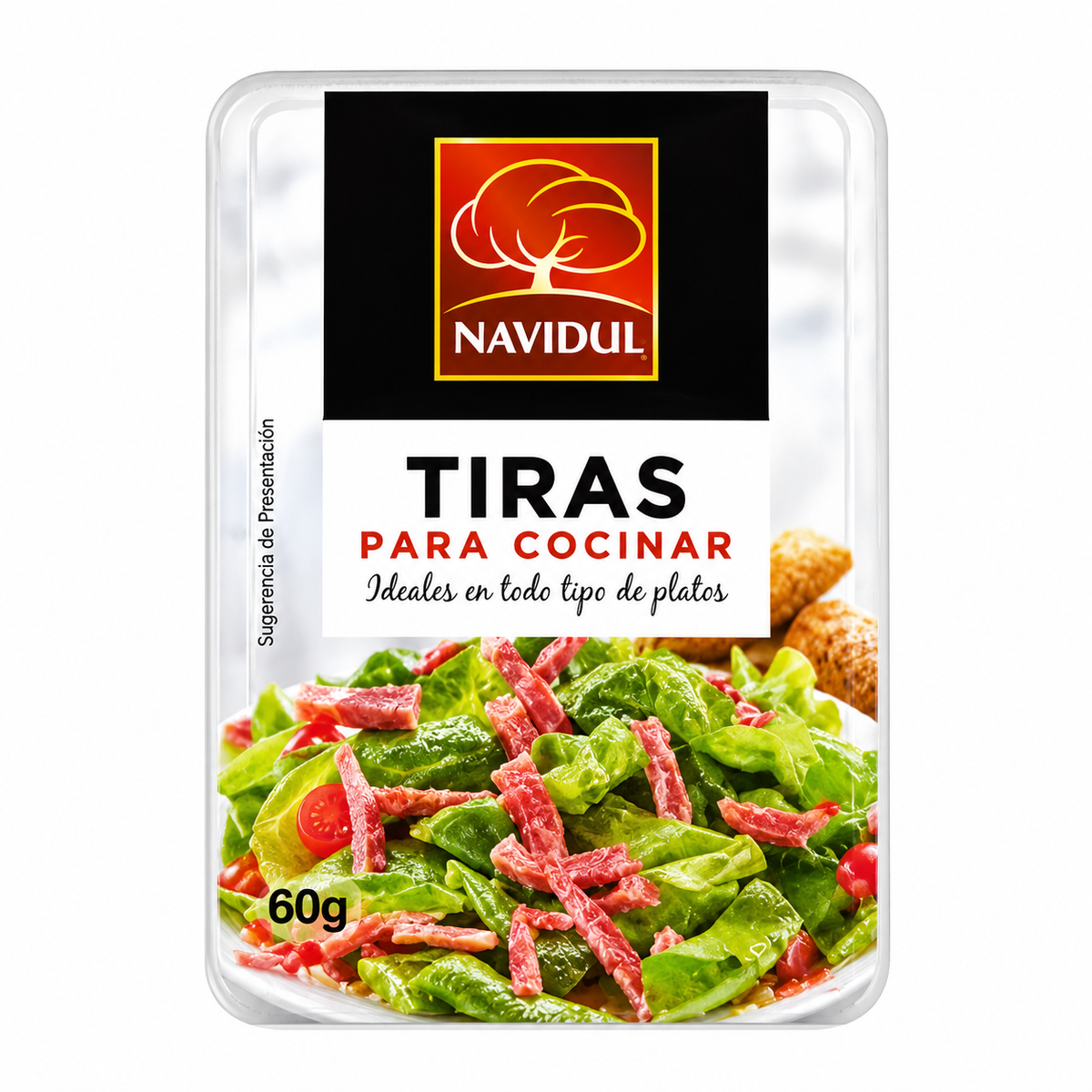 NAVIDUL TIRAS DE JAMON 60GRS