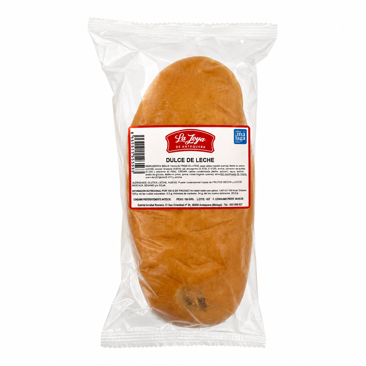 LA JOYA BOLLO DULCE DE LECHE UNIDAD